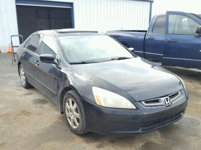 1HGCM66565A009117 - 2005 HONDA ACCORD EX BLACK photo 1