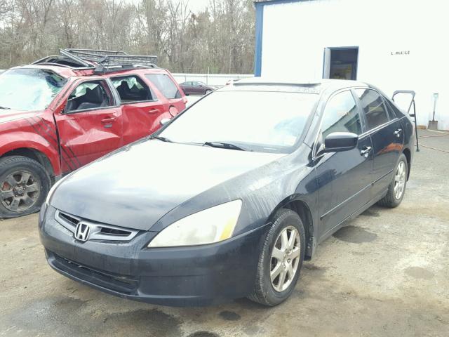 1HGCM66565A009117 - 2005 HONDA ACCORD EX BLACK photo 2