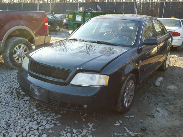 WAUEH54B51N013156 - 2001 AUDI A6 2.8 QUA GREEN photo 2