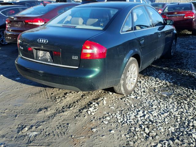 WAUEH54B51N013156 - 2001 AUDI A6 2.8 QUA GREEN photo 4