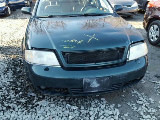 WAUEH54B51N013156 - 2001 AUDI A6 2.8 QUA GREEN photo 9