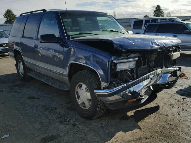 1GNEK13R2XJ511592 - 1999 CHEVROLET TAHOE K150 BLUE photo 1