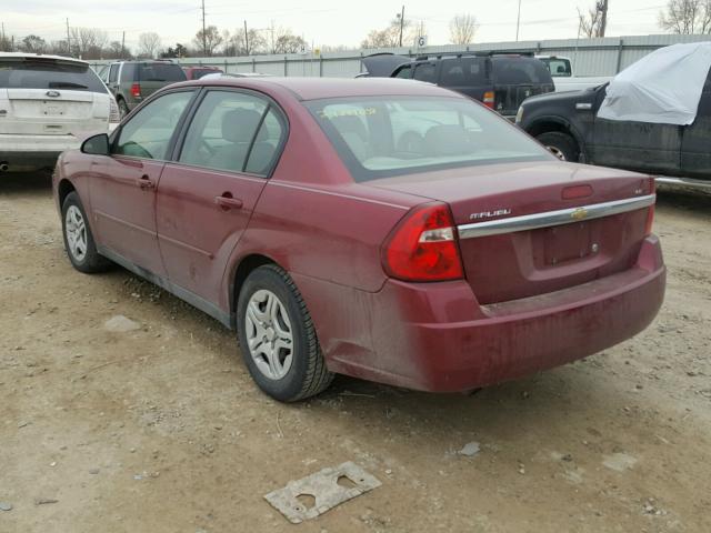 1G1ZS58F27F218982 - 2007 CHEVROLET MALIBU LS RED photo 3