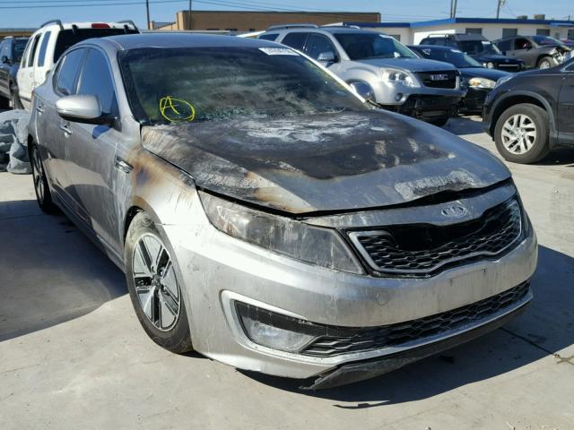 KNAGM4AD9C5016682 - 2012 KIA OPTIMA HYB SILVER photo 1