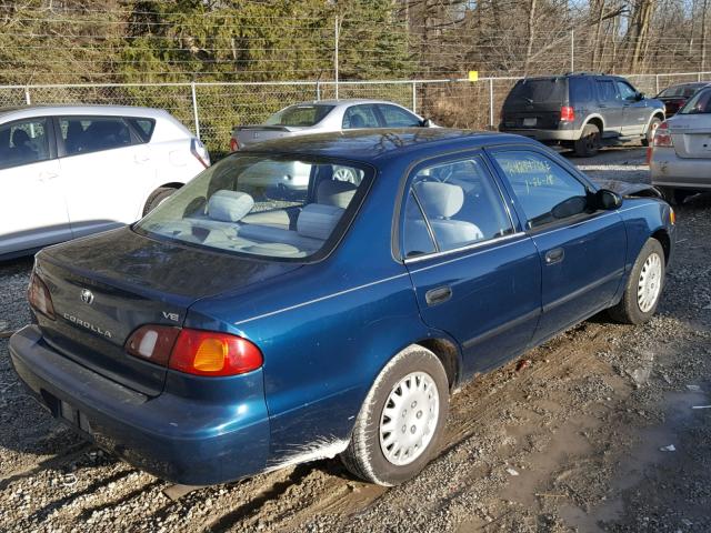 2T1BR12E2YC353449 - 2000 TOYOTA COROLLA VE BLUE photo 4