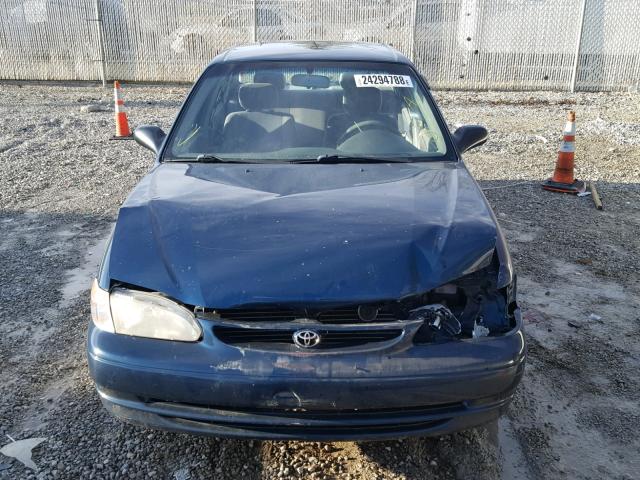 2T1BR12E2YC353449 - 2000 TOYOTA COROLLA VE BLUE photo 9