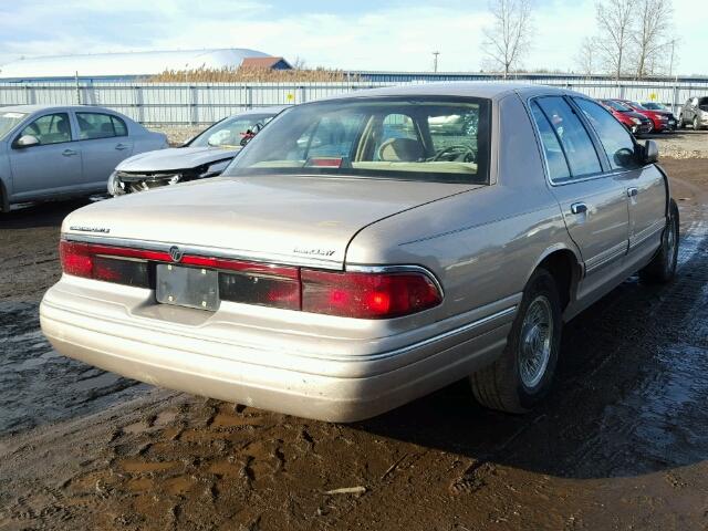 2MELM75W9VX625320 - 1997 MERCURY GRAND MARQ TAN photo 4