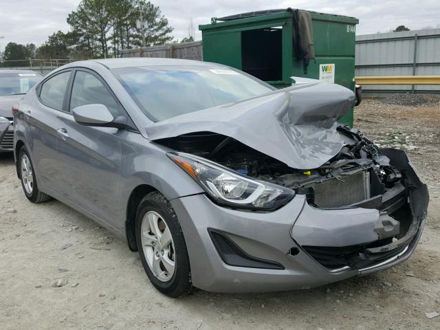 KMHDH4AE9FU359159 - 2015 HYUNDAI ELANTRA SE GRAY photo 1