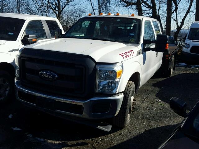 1FD8W3G60EEA44177 - 2014 FORD F350 SUPER WHITE photo 2