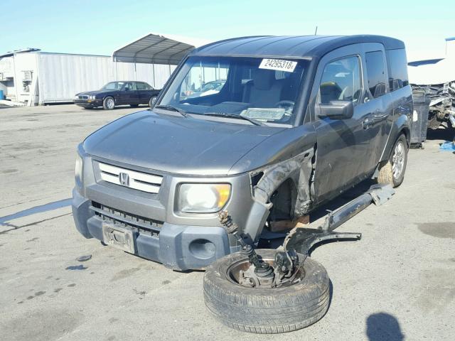 5J6YH287X7L001782 - 2007 HONDA ELEMENT EX CHARCOAL photo 2