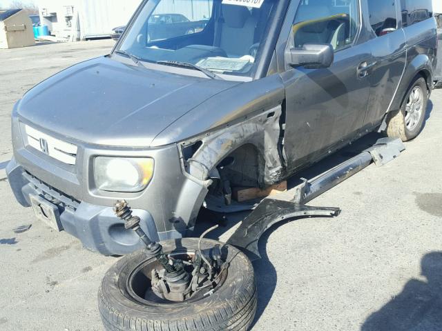 5J6YH287X7L001782 - 2007 HONDA ELEMENT EX CHARCOAL photo 9