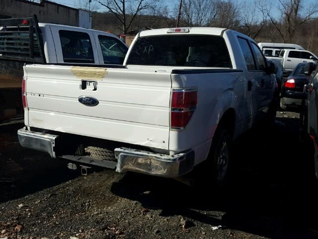 1FTEW1CM0EFC42073 - 2014 FORD F150 SUPER WHITE photo 4