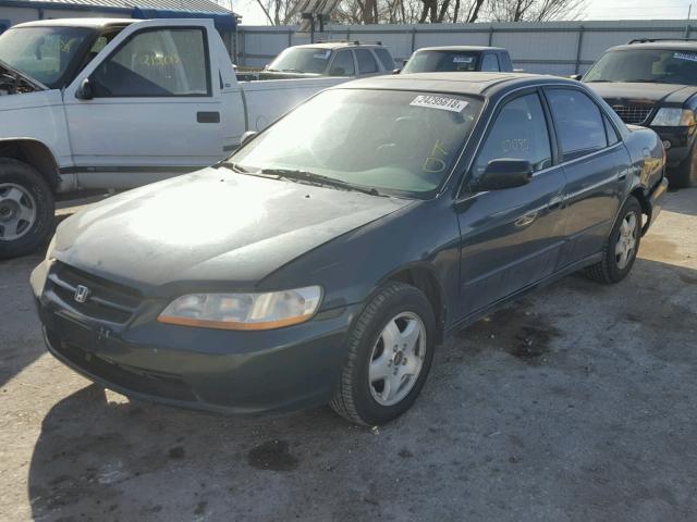 1HGCG1657XA040471 - 1999 HONDA ACCORD EX GREEN photo 2