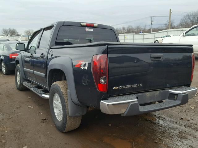 1GCDT136148185262 - 2004 CHEVROLET COLORADO BLACK photo 3