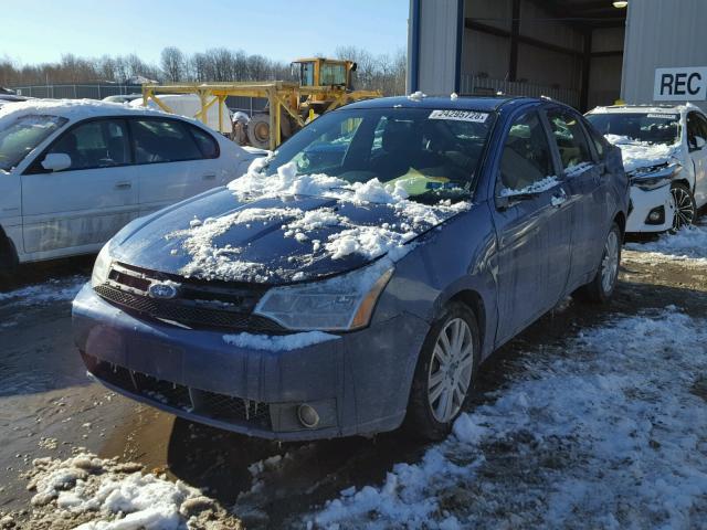 1FAHP35N88W263114 - 2008 FORD FOCUS SE BLUE photo 2