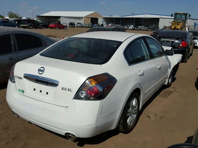 1N4AL2AP5AN415893 - 2010 NISSAN ALTIMA BAS WHITE photo 4