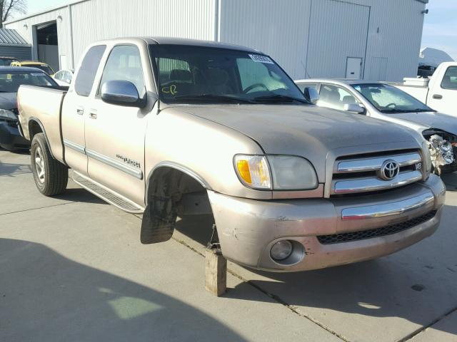 5TBRT34103S394810 - 2003 TOYOTA TUNDRA ACC GOLD photo 1