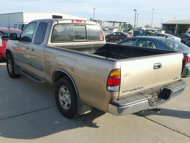 5TBRT34103S394810 - 2003 TOYOTA TUNDRA ACC GOLD photo 3