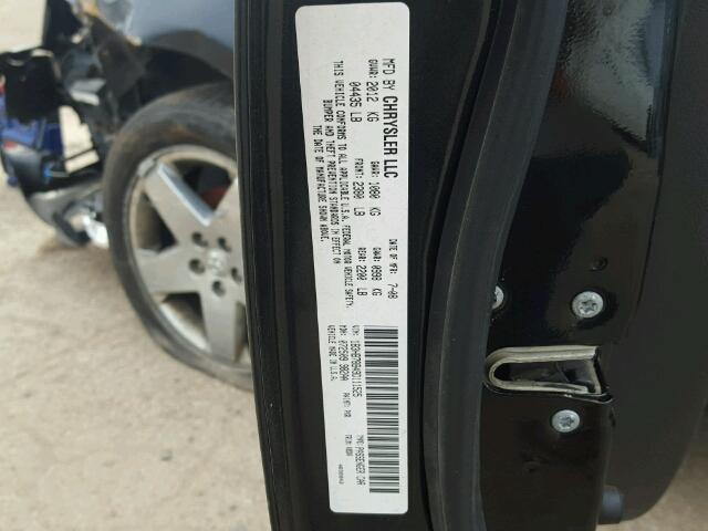 1B3HB78B49D111525 - 2009 DODGE CALIBER R/ BLACK photo 10