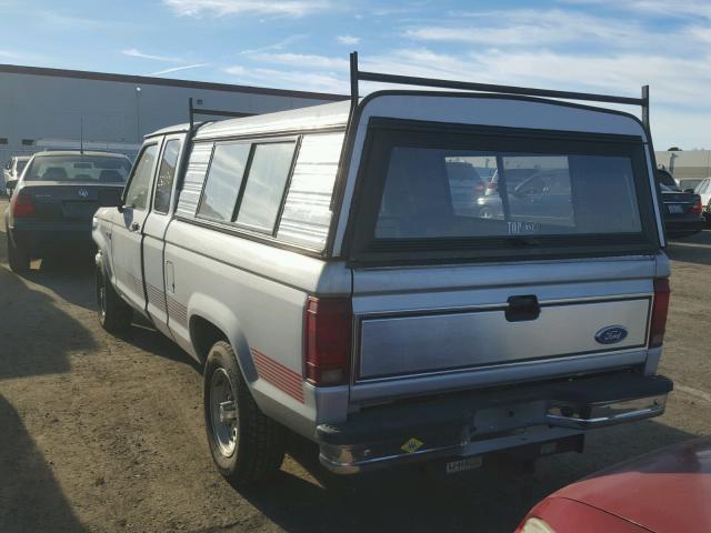 1FTCR14A7NPA33295 - 1992 FORD RANGER SUP GRAY photo 3