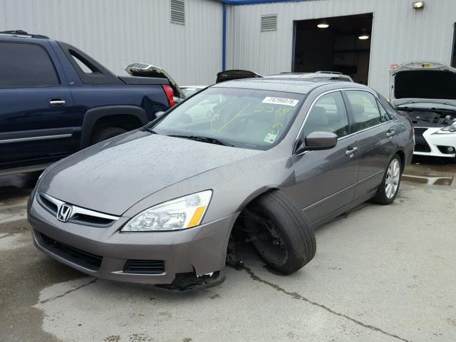 1HGCM66546A065557 - 2006 HONDA ACCORD EX GRAY photo 2