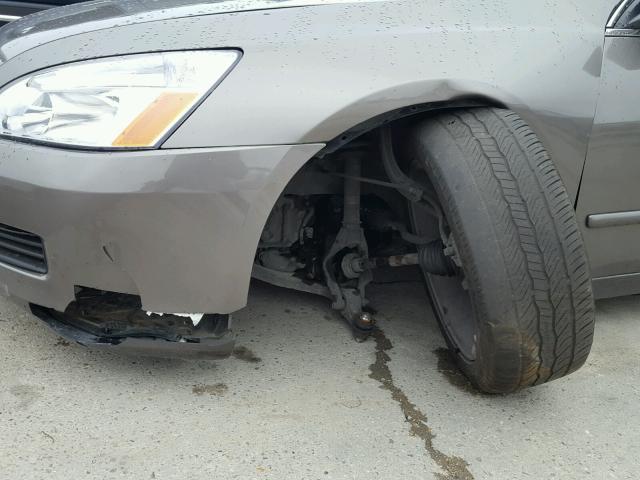 1HGCM66546A065557 - 2006 HONDA ACCORD EX GRAY photo 9