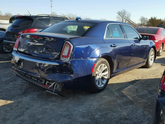 2C3CCAAG2FH931159 - 2015 CHRYSLER 300 LIMITE BLUE photo 4