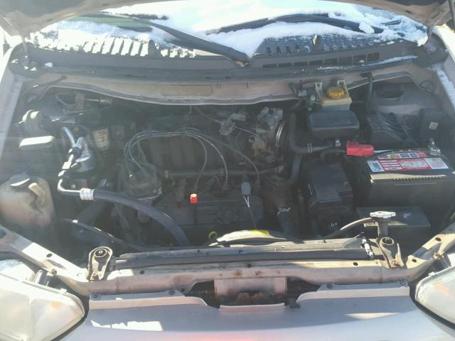 4N2ZN15T02D805393 - 2002 NISSAN QUEST GXE TAN photo 7