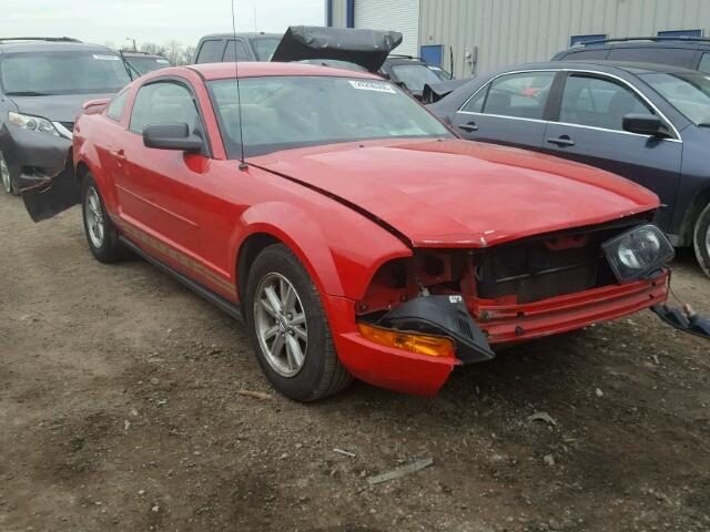 1ZVFT80N865244502 - 2006 FORD MUSTANG RED photo 1