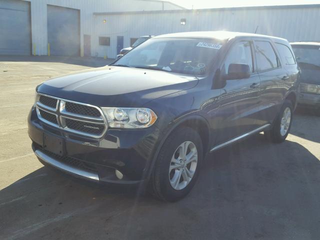 1C4RDJAG9CC207390 - 2012 DODGE DURANGO SX BLACK photo 2