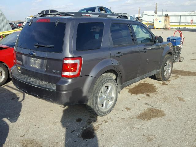 1FMCU93G19KB01074 - 2009 FORD ESCAPE XLT GRAY photo 4