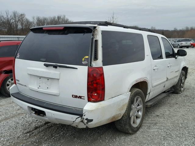 1GKFC160X7R227673 - 2007 GMC YUKON XL C WHITE photo 4