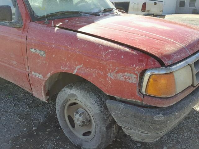 1FTCR10A1TUD88645 - 1996 FORD RANGER RED photo 9