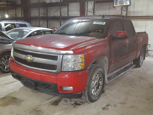 3GCEK133X8G200905 - 2008 CHEVROLET SILVERADO RED photo 2