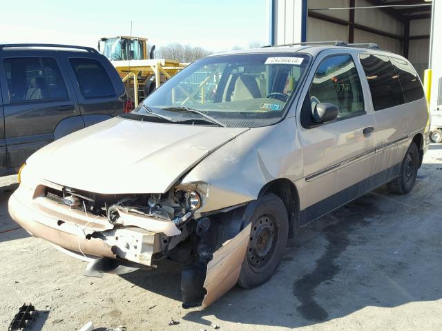 2FMZA5145WBD39763 - 1998 FORD WINDSTAR W GOLD photo 2