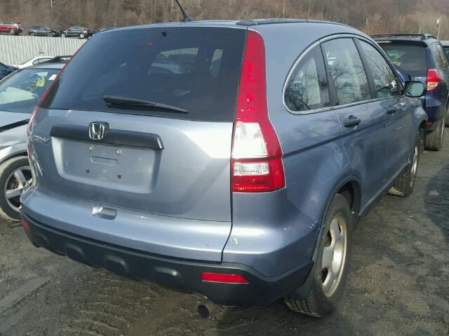 5J6RE48359L062546 - 2009 HONDA CR-V LX BLUE photo 4