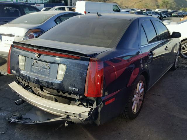 1G6DC67A250191604 - 2005 CADILLAC STS BLUE photo 4