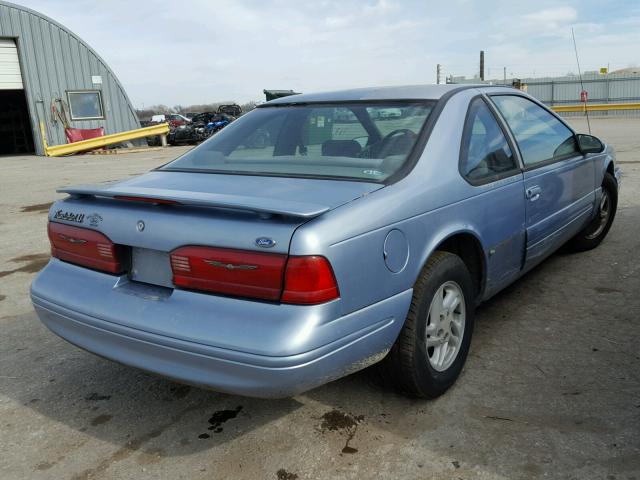 1FALP62W7VH113388 - 1997 FORD THUNDERBIR BLUE photo 4