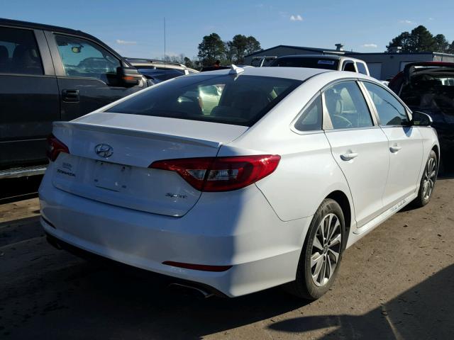 5NPE34AF2GH372122 - 2016 HYUNDAI SONATA SPO WHITE photo 4