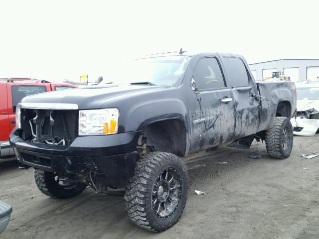 1GT125E86EF190577 - 2014 GMC SIERRA K25 BLACK photo 2