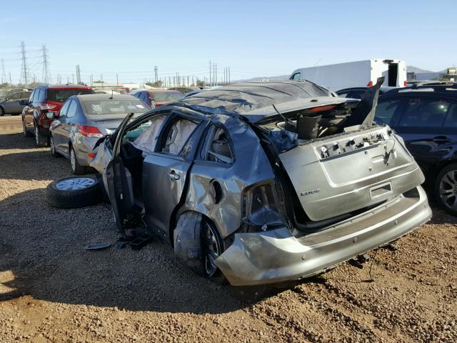 2FMDK3JC7ABA31134 - 2010 FORD EDGE SEL GRAY photo 3