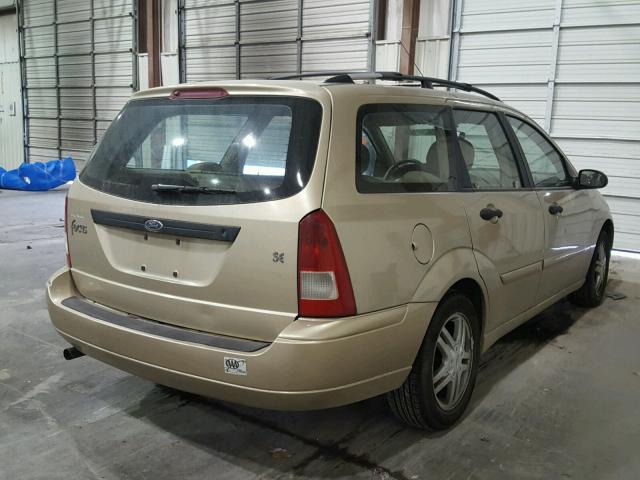 1FAFP36321W104616 - 2001 FORD FOCUS SE TAN photo 4