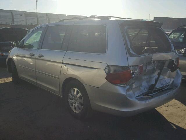 5FNRL38779B003736 - 2009 HONDA ODYSSEY EX SILVER photo 3