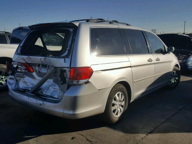 5FNRL38779B003736 - 2009 HONDA ODYSSEY EX SILVER photo 4