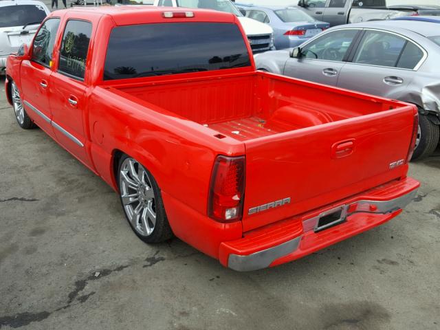 2GTEC13Z661298404 - 2006 GMC NEW SIERRA RED photo 3