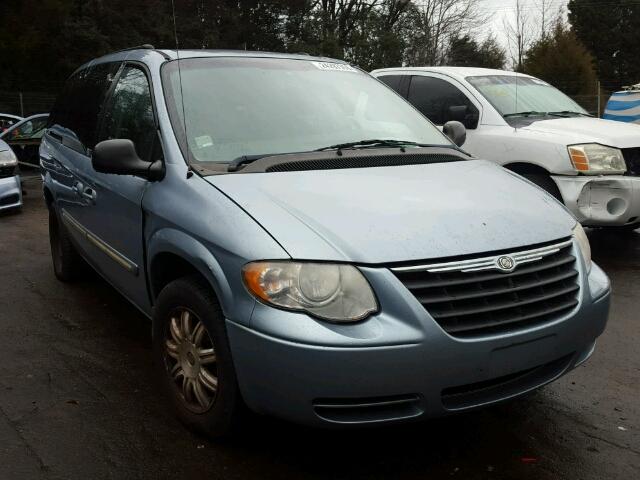 2C4GP54LX5R386161 - 2005 CHRYSLER TOWN & COU BLUE photo 1