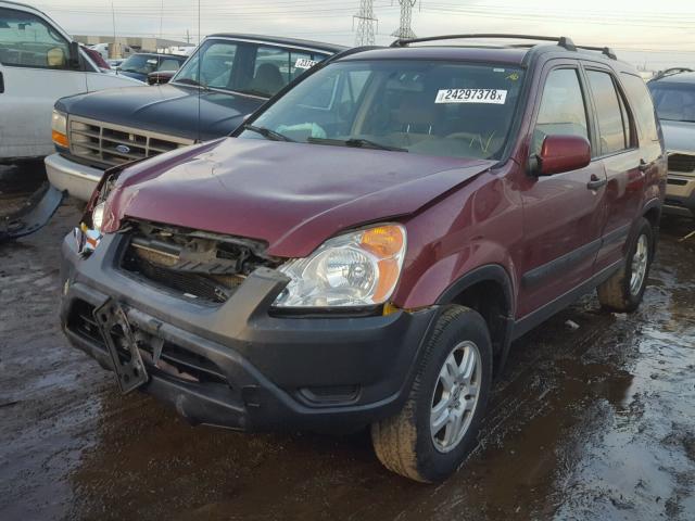 JHLRD78873C012294 - 2003 HONDA CR-V EX RED photo 2