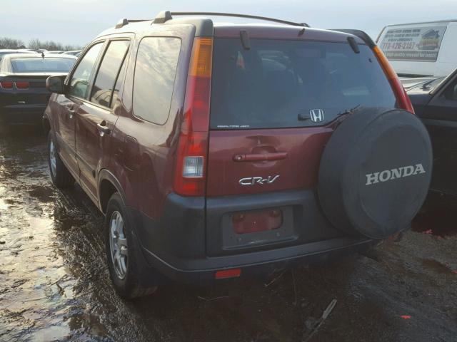 JHLRD78873C012294 - 2003 HONDA CR-V EX RED photo 3