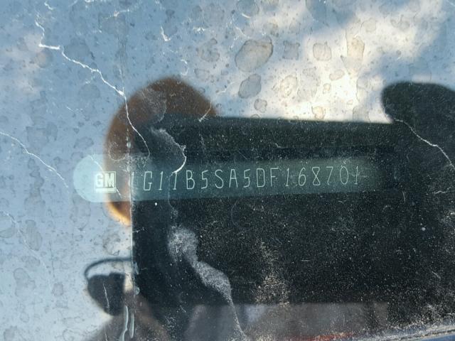 1G11B5SA5DF168701 - 2013 CHEVROLET MALIBU LS SILVER photo 10