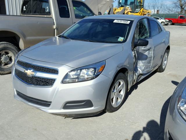 1G11B5SA5DF168701 - 2013 CHEVROLET MALIBU LS SILVER photo 2